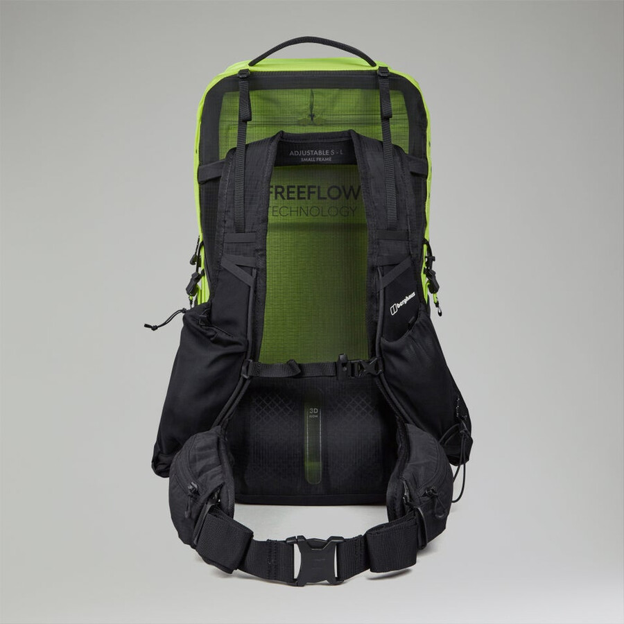 unisex 3d freeflow 305l s pack - giallonero berghaus