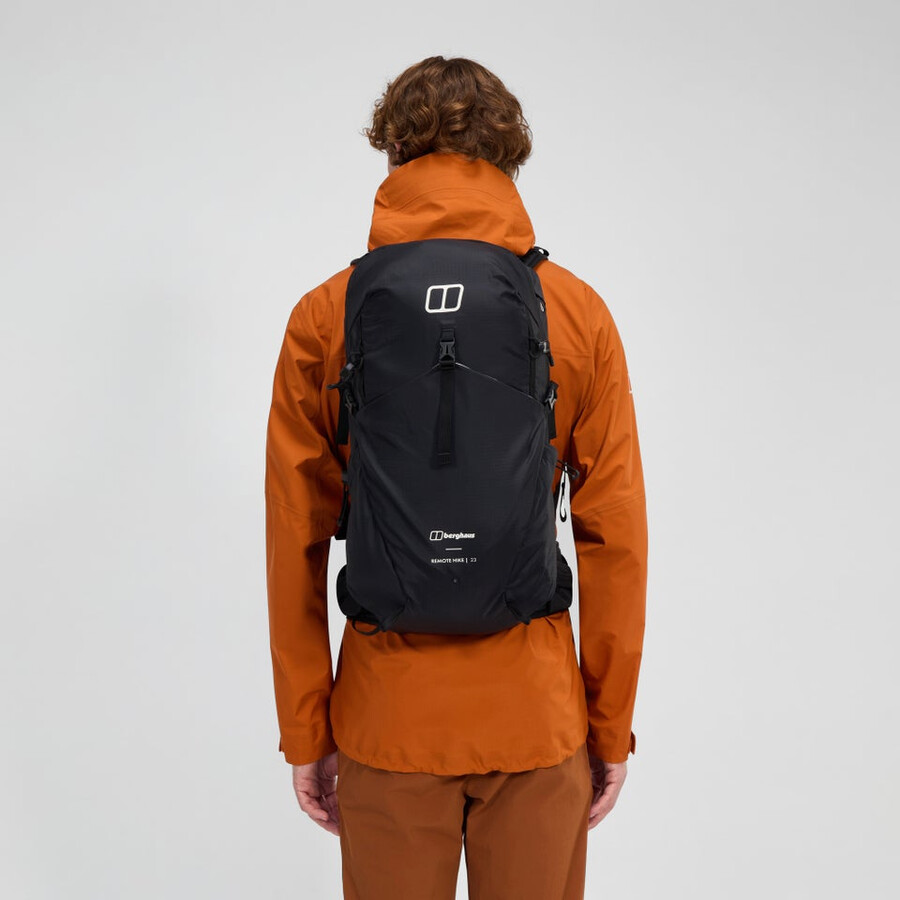 uomini remoto escursione m23 zaino - nero berghaus