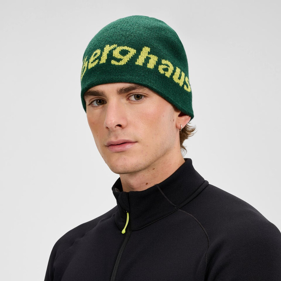 unisex blocchi beanie verdegiallo berghaus