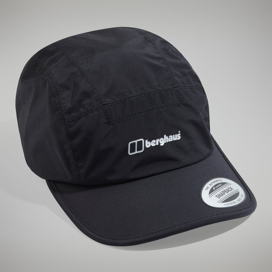 unisex inflessione impermeabile cappuccio - nero berghaus