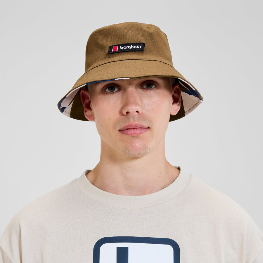 unisex 1997 inverso secchio cappello - marrone berghaus