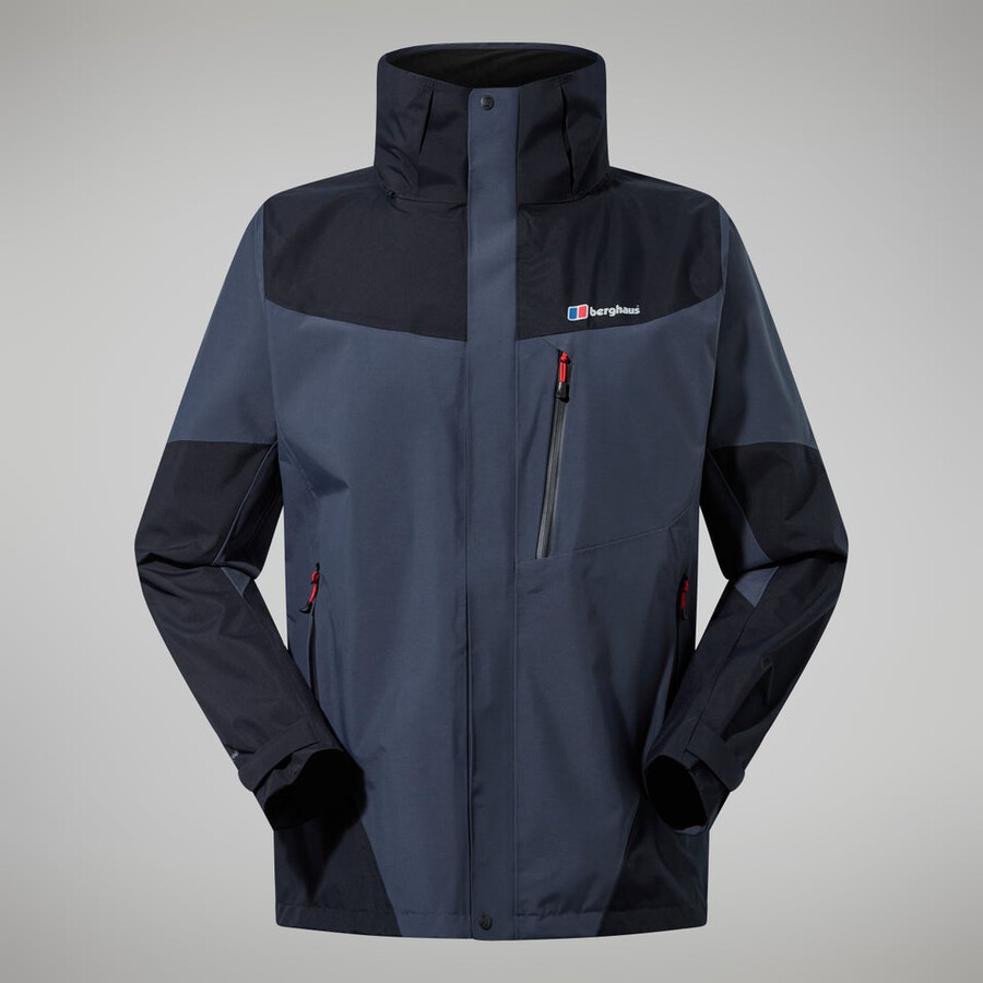 uomini arran gemini 3in1 giacca - grigio scuronero berghaus