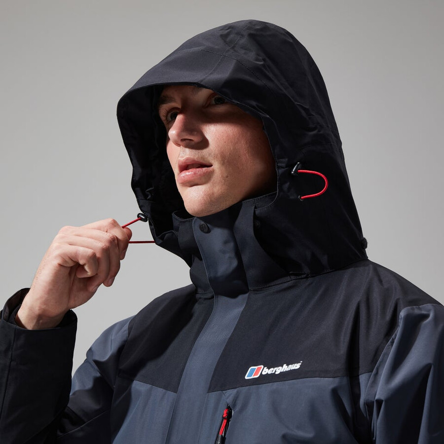 uomini arran gemini 3in1 giacca - grigio scuronero berghaus