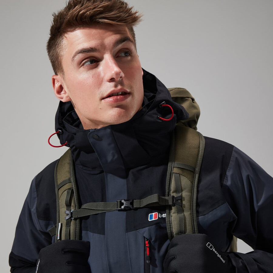 uomini arran gemini 3in1 giacca - grigio scuronero berghaus