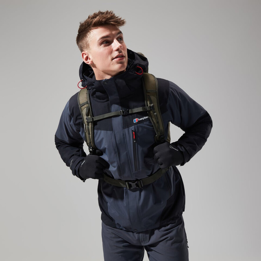 uomini arran gemini 3in1 giacca - grigio scuronero berghaus