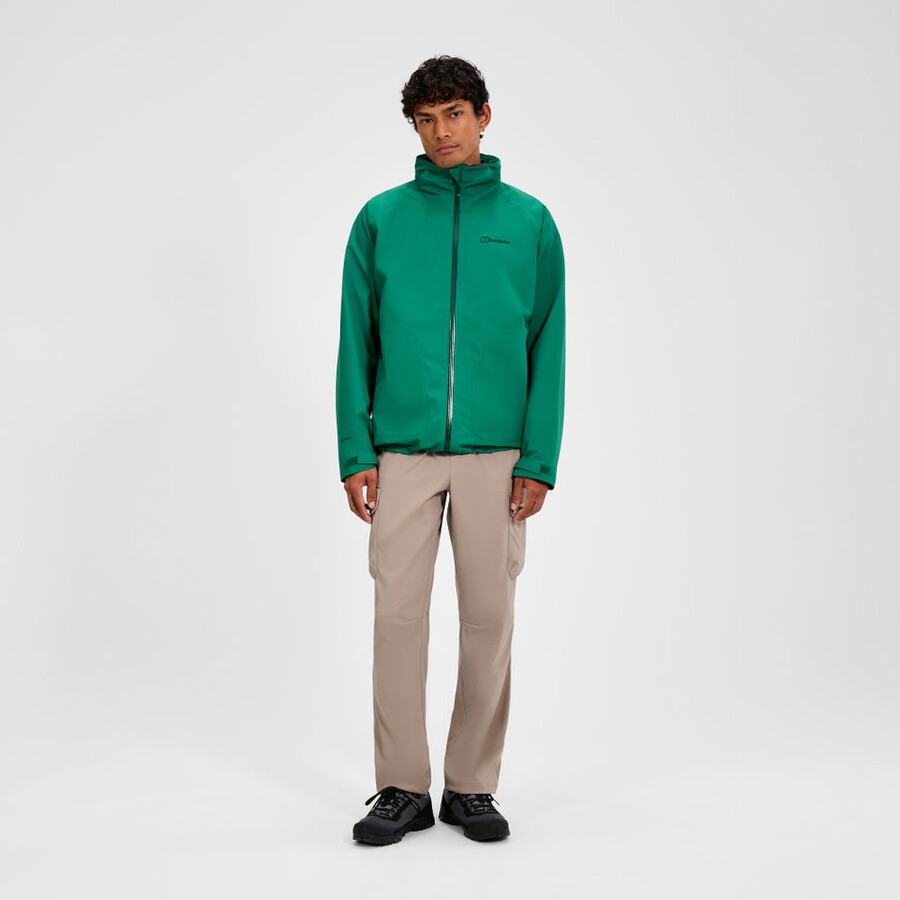 uomini vagano gemini 3in1 giacca - verde berghaus