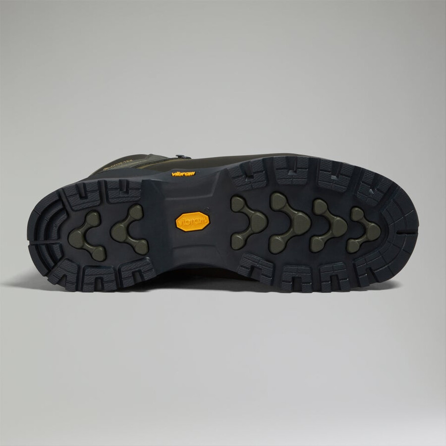 uomini tempesta trekking in gore-tex boot - marroneverde scuro berghaus
