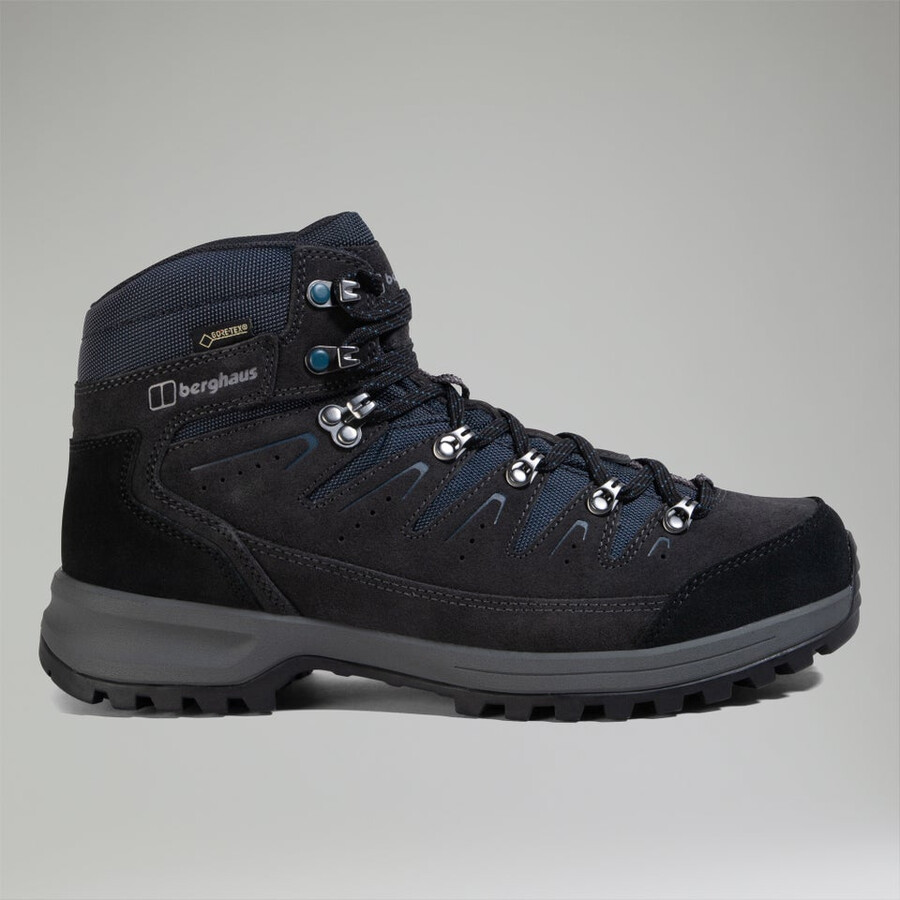 uomini explorer trek gore-tex - grigio scuroblu berghaus