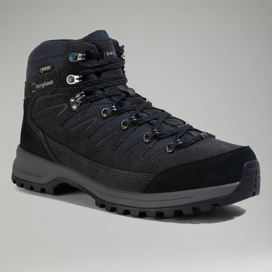 uomini explorer trek gore-tex - grigio scuroblu berghaus