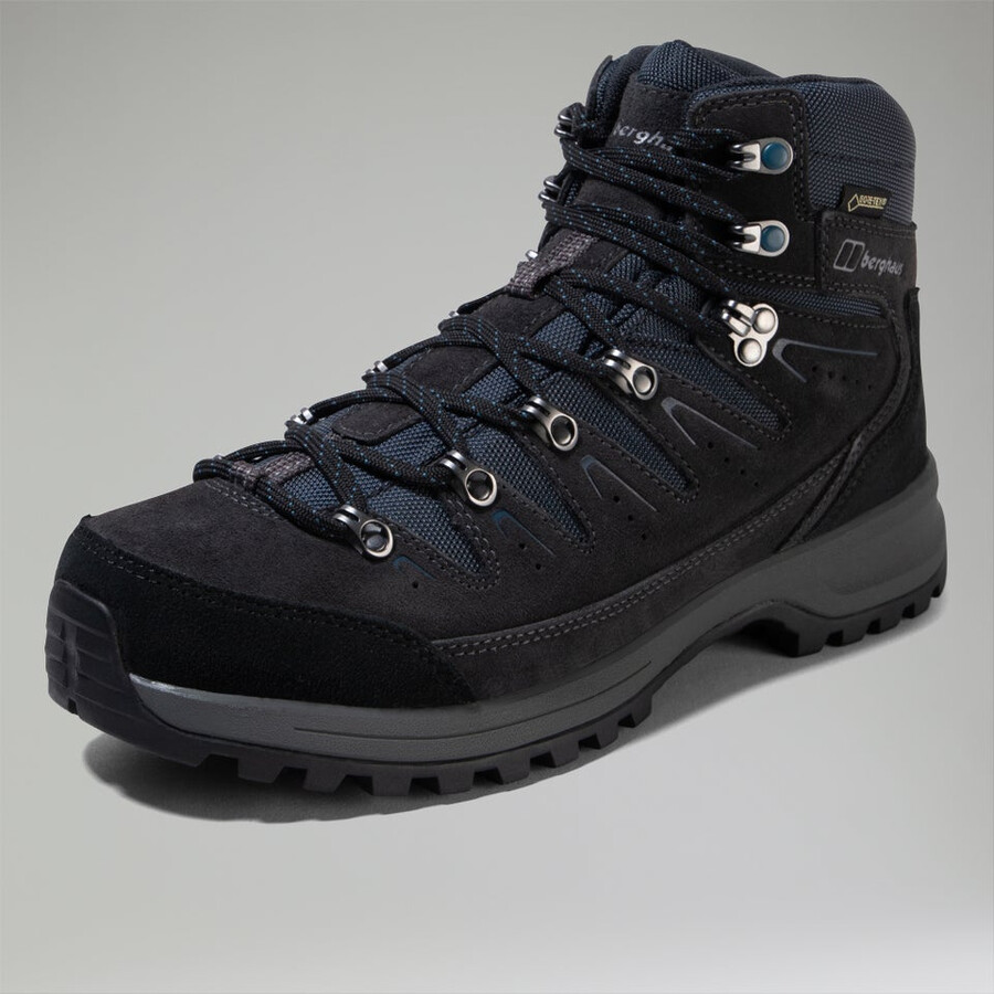 uomini explorer trek gore-tex - grigio scuroblu berghaus