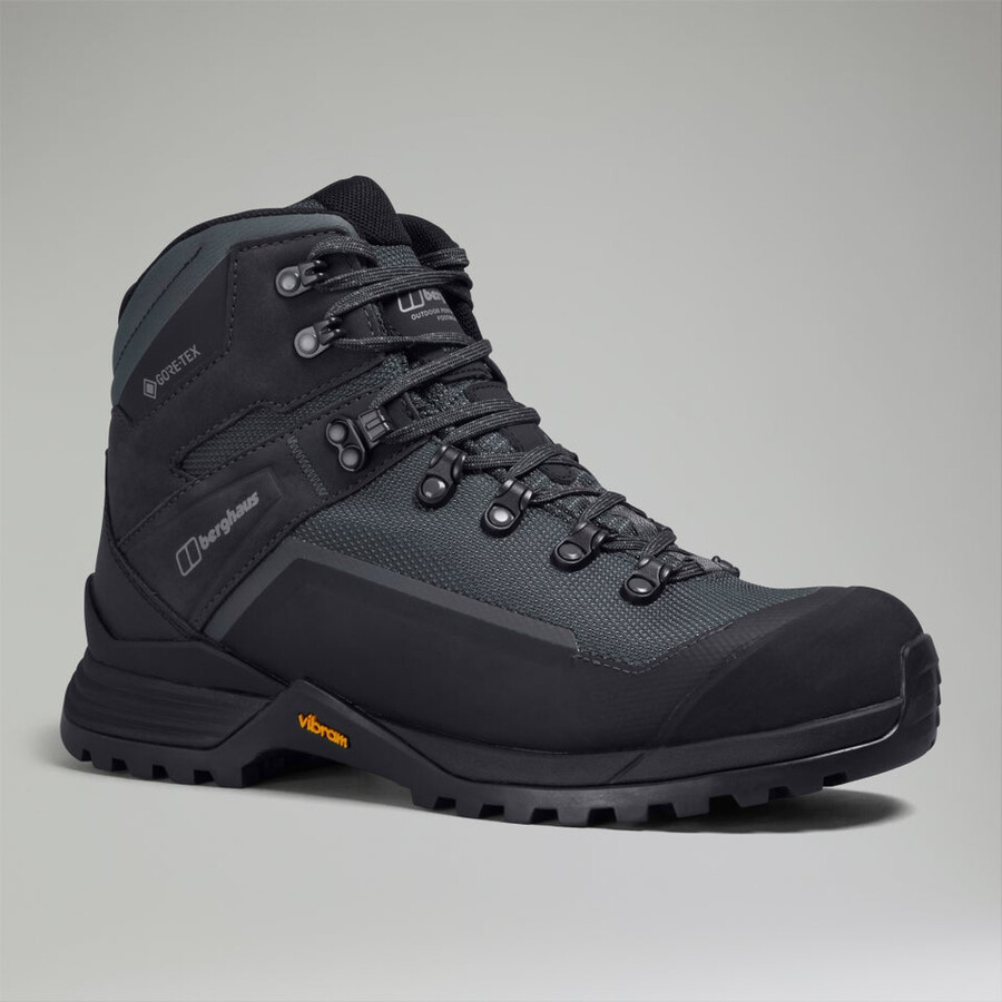 uomini tempesta trek impermeabile gore-tex boot - grigionero berghaus