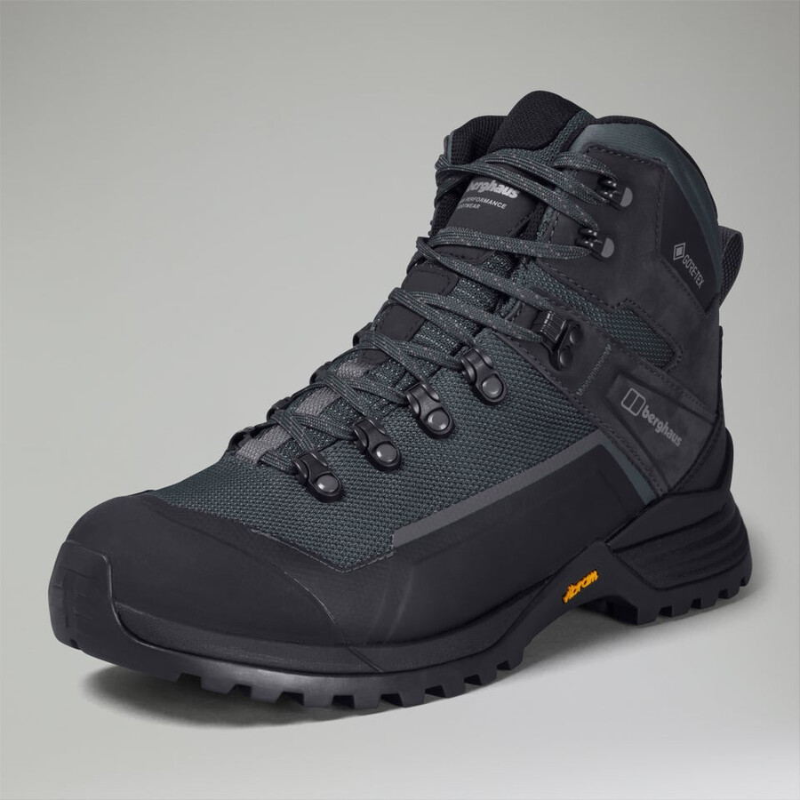 uomini tempesta trek impermeabile gore-tex boot - grigionero berghaus