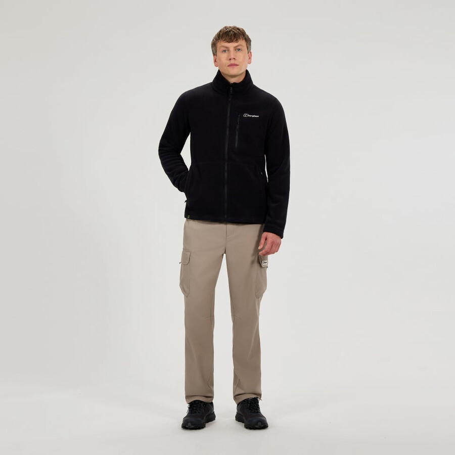 gli uomini dellattività interattive in pile polartec - nero berghaus