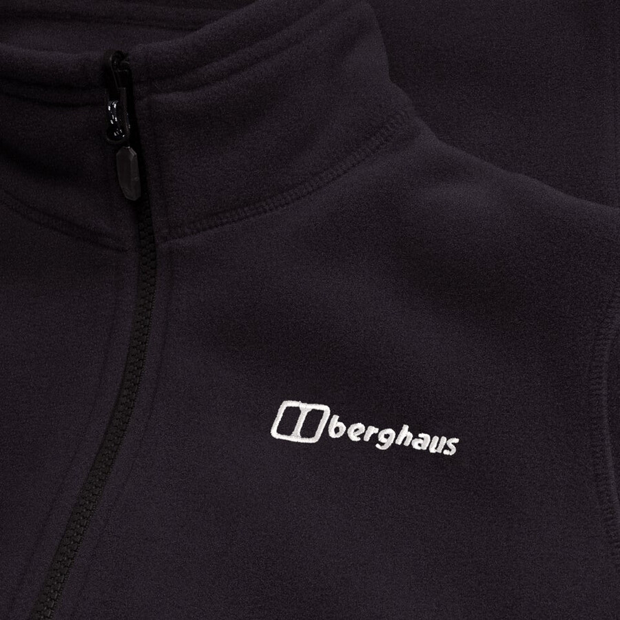 gli uomini del prisma interattiva polartec giacca in pile - nero berghaus