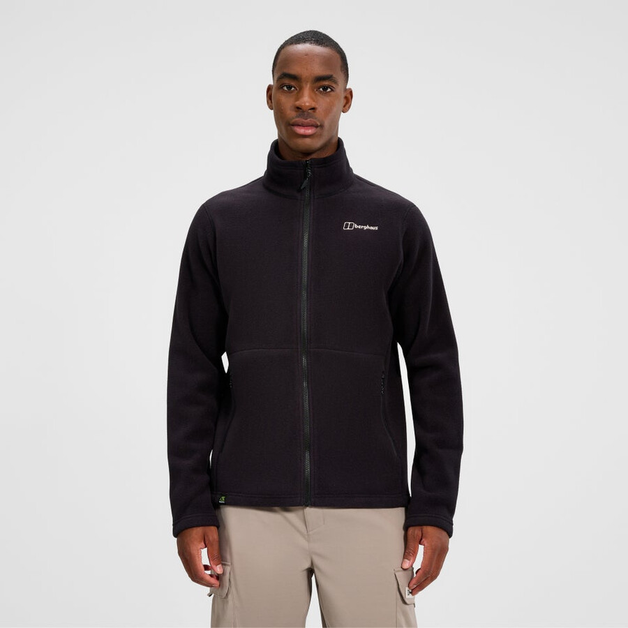gli uomini del prisma interattiva polartec giacca in pile - nero berghaus