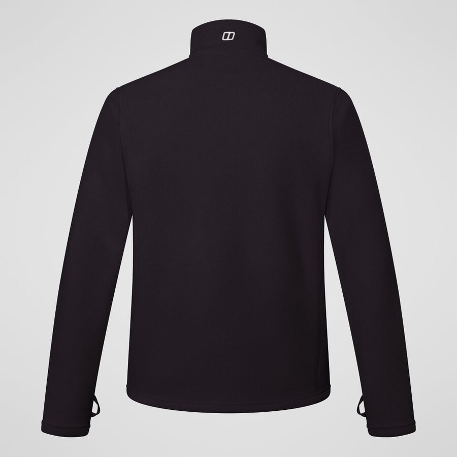 gli uomini del prisma interattiva polartec giacca in pile - nero berghaus