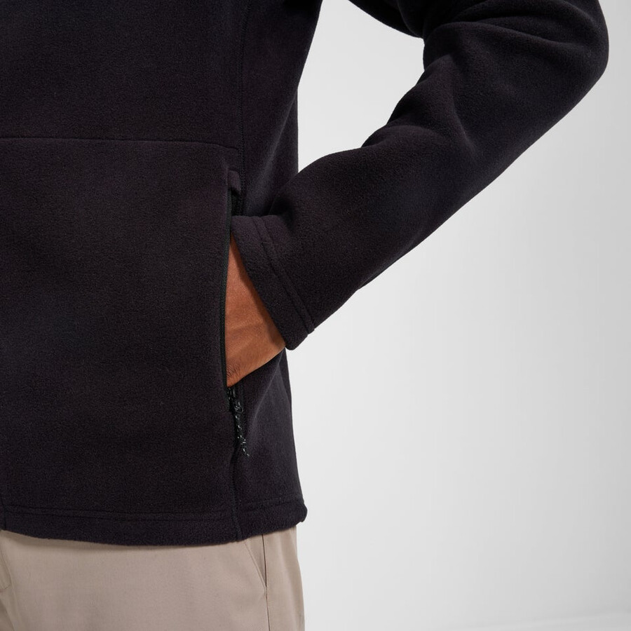 gli uomini del prisma interattiva polartec giacca in pile - nero berghaus