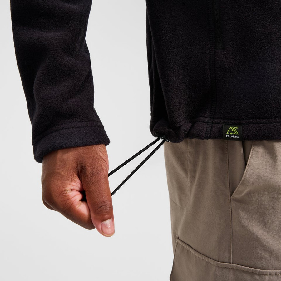 gli uomini del prisma interattiva polartec giacca in pile - nero berghaus