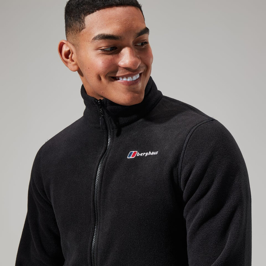 gli uomini del prisma polartec interattiva giacca - nero berghaus