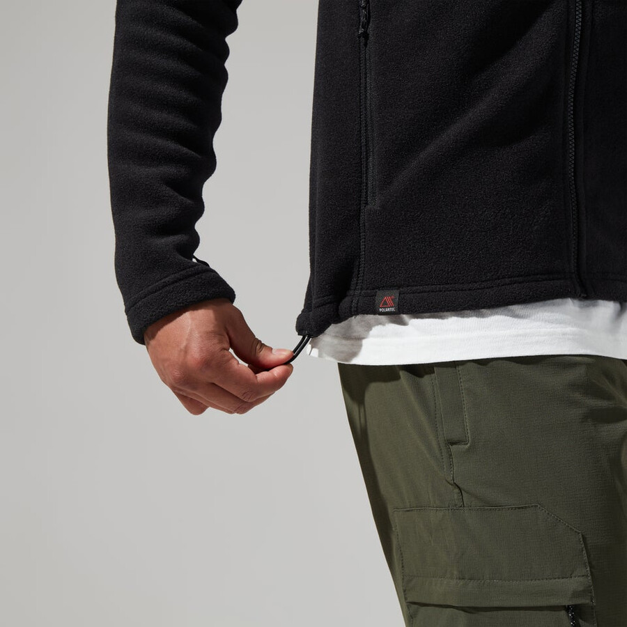 gli uomini del prisma polartec interattiva giacca - nero berghaus