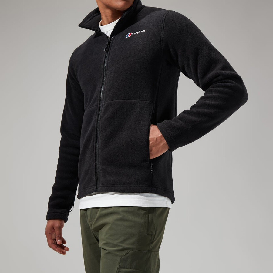 gli uomini del prisma polartec interattiva giacca - nero berghaus