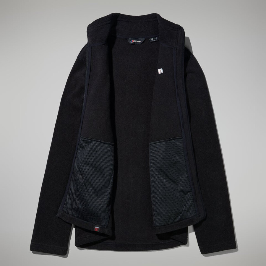 gli uomini del prisma polartec interattiva giacca - nero berghaus