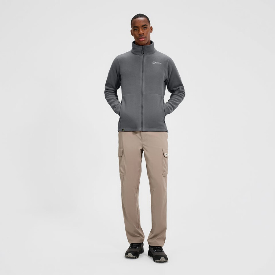 gli uomini del prisma interattiva polartec giacca in pile - grigio berghaus