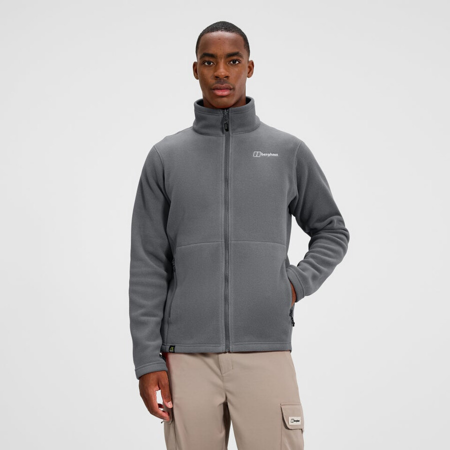 gli uomini del prisma interattiva polartec giacca in pile - grigio berghaus