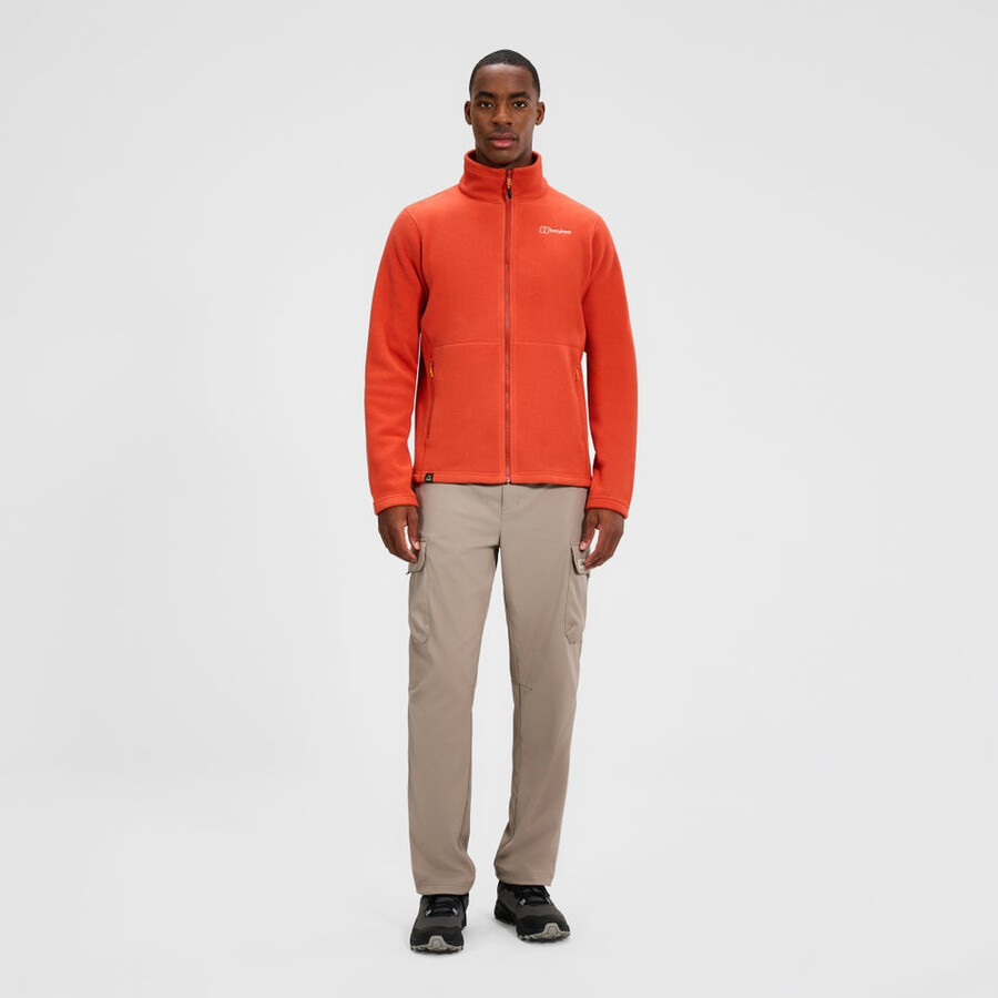 gli uomini del prisma interattiva polartec giacca in pile - arancio berghaus