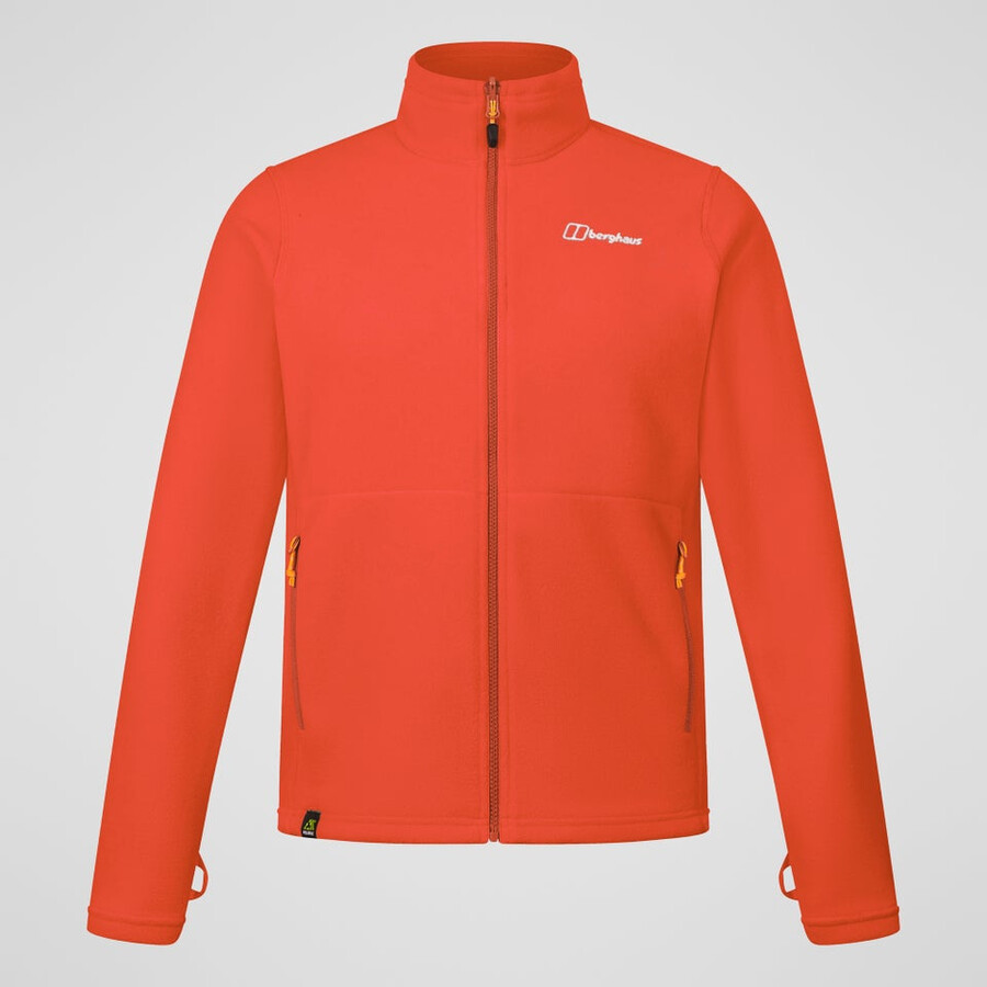 gli uomini del prisma interattiva polartec giacca in pile - arancio berghaus