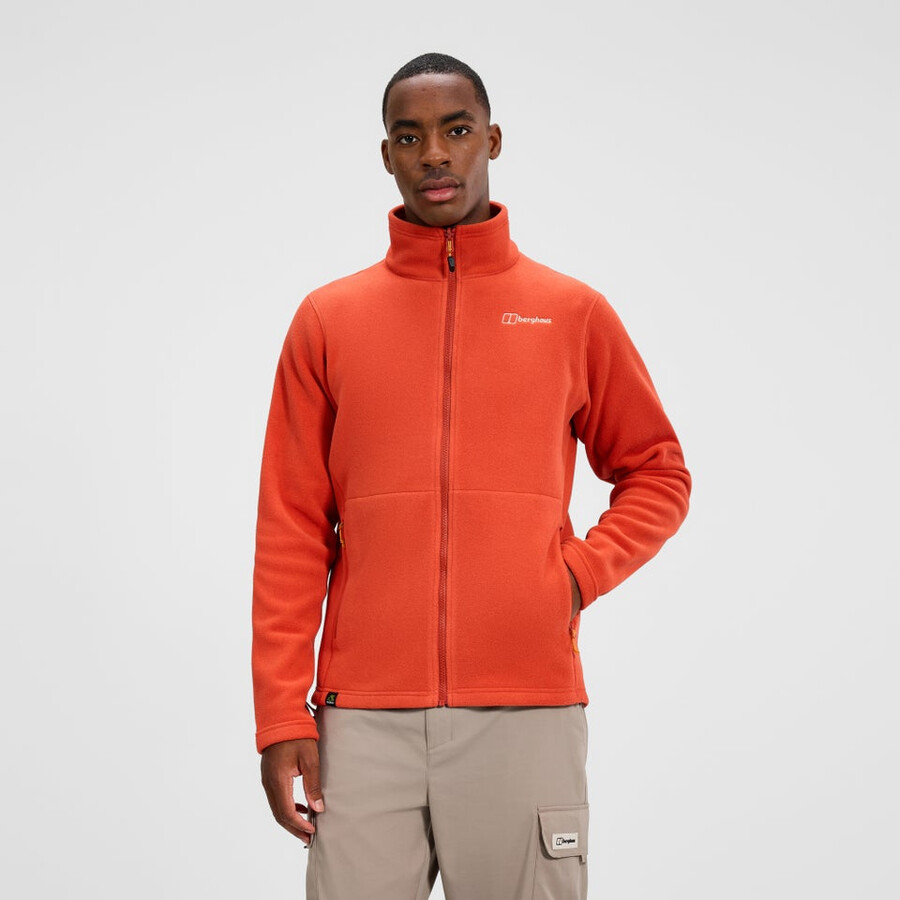 gli uomini del prisma interattiva polartec giacca in pile - arancio berghaus
