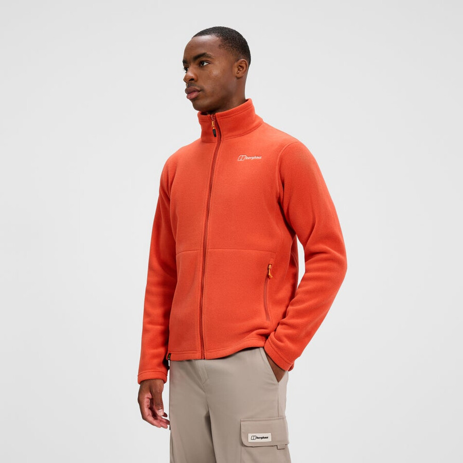 gli uomini del prisma interattiva polartec giacca in pile - arancio berghaus