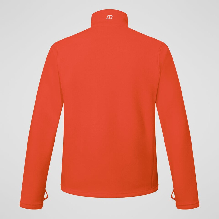 gli uomini del prisma interattiva polartec giacca in pile - arancio berghaus