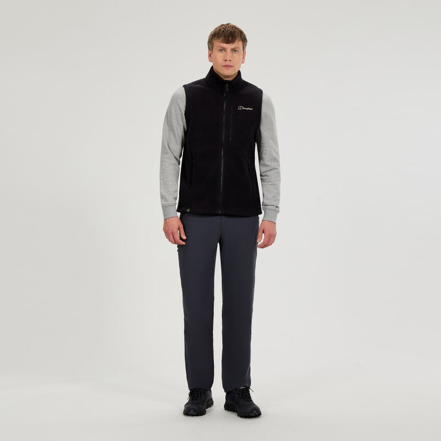 gli uomini del prisma interattiva polartec fleece gilet - nero berghaus