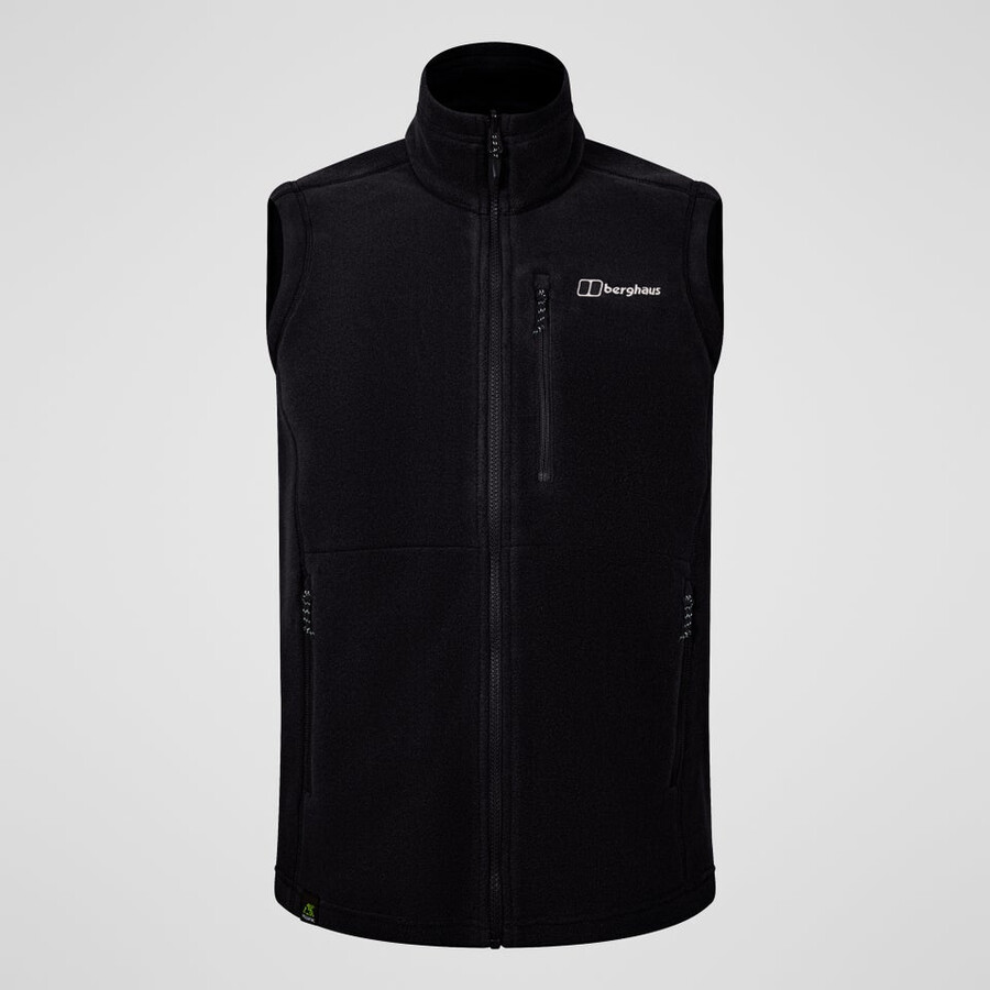 gli uomini del prisma interattiva polartec fleece gilet - nero berghaus