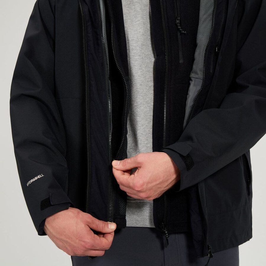 gli uomini del prisma interattiva polartec fleece gilet - nero berghaus