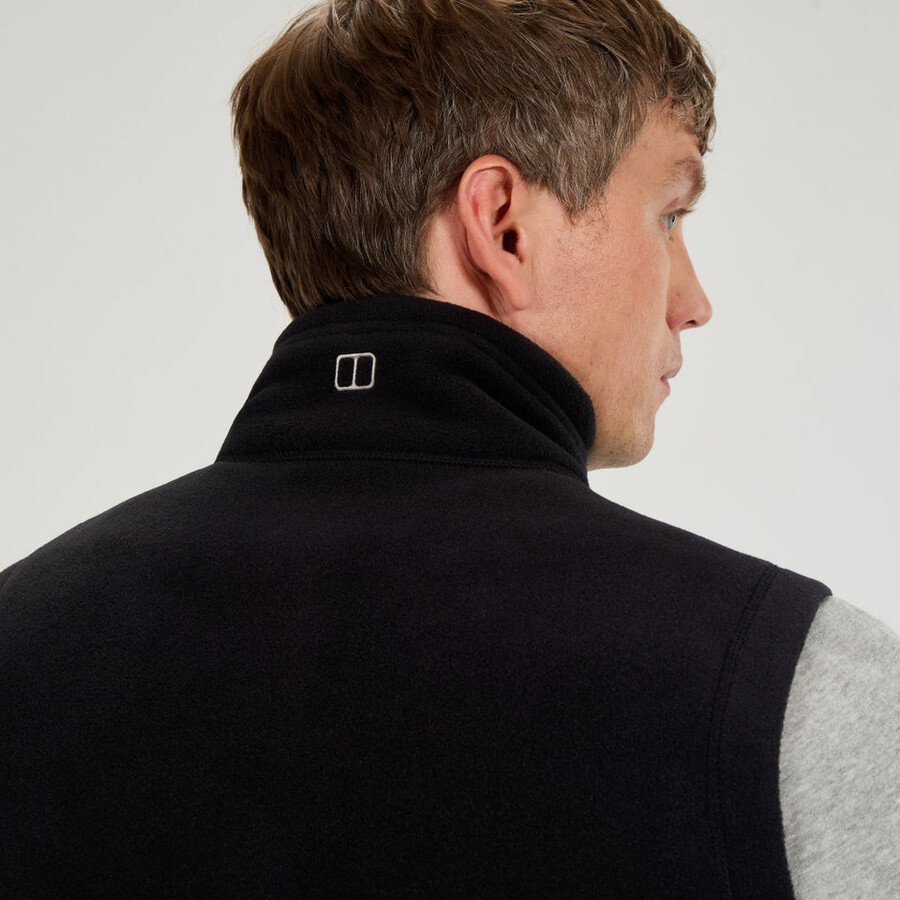 gli uomini del prisma interattiva polartec fleece gilet - nero berghaus