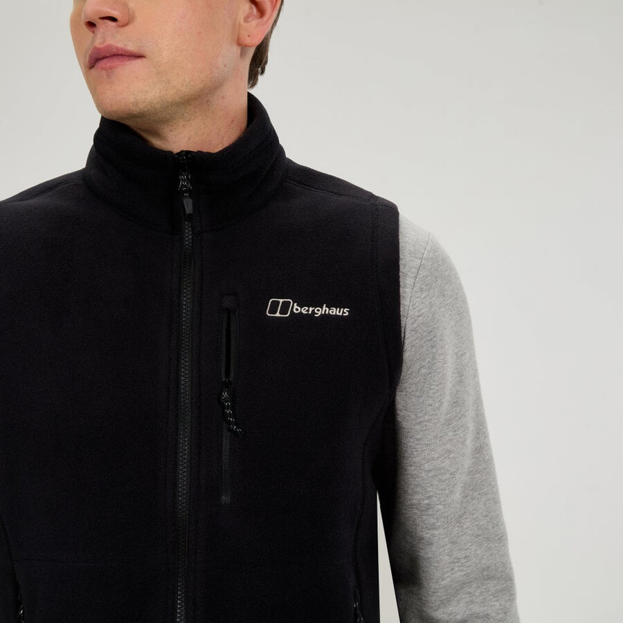 gli uomini del prisma interattiva polartec fleece gilet - nero berghaus