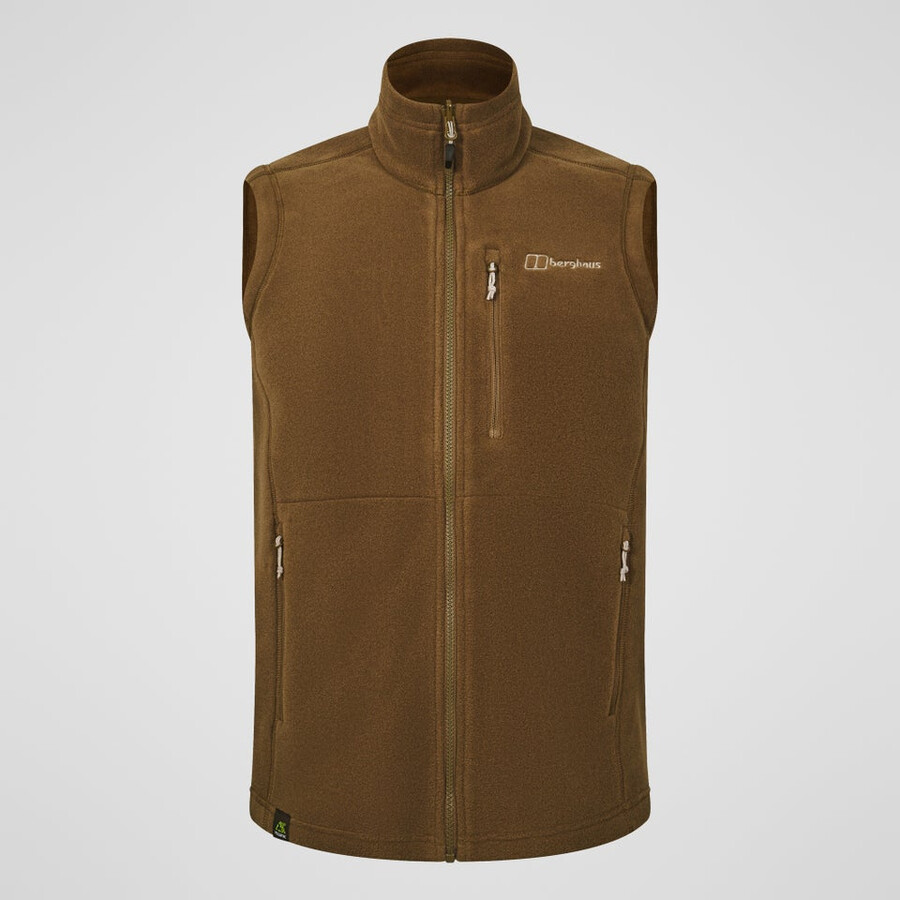 gli uomini del prisma interattiva polartec fleece gilet - marrone berghaus