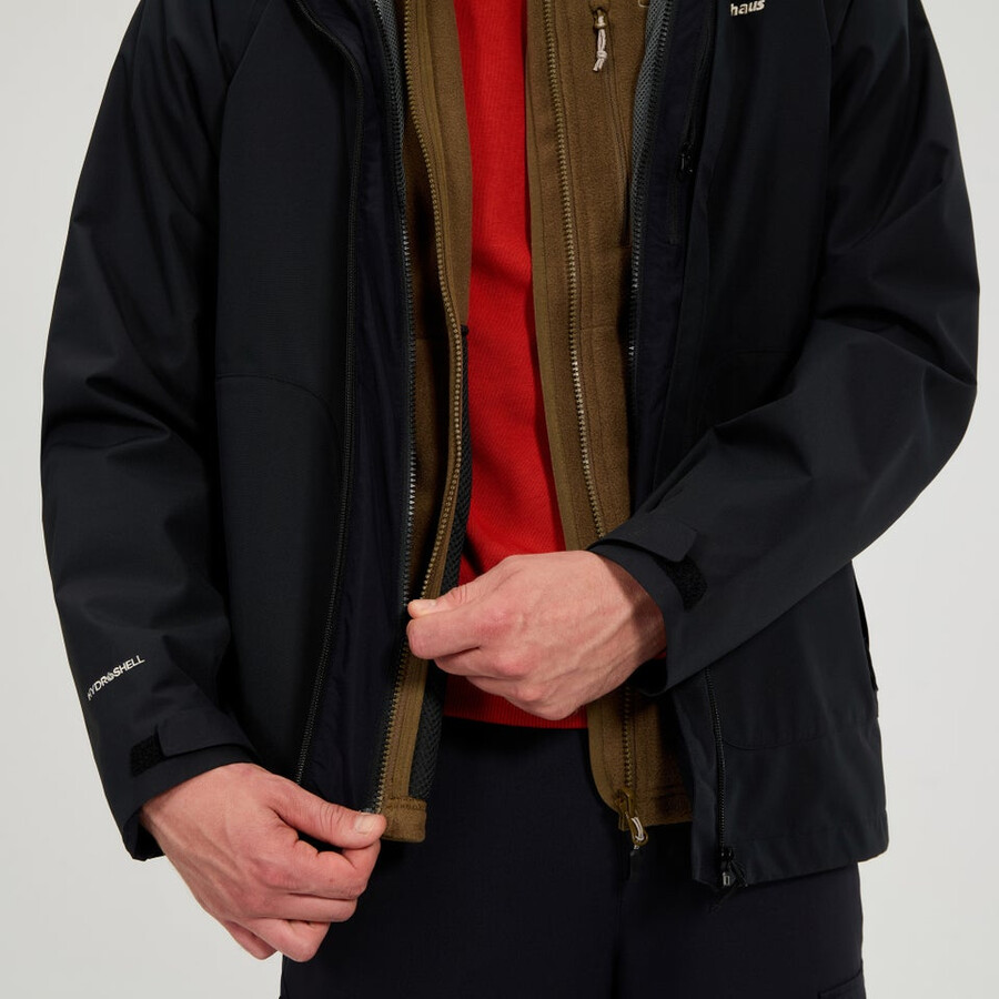 gli uomini del prisma interattiva polartec fleece gilet - marrone berghaus