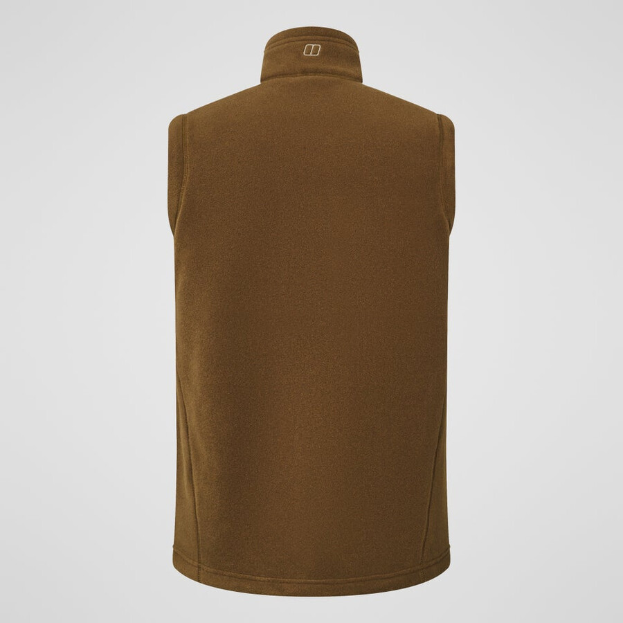 gli uomini del prisma interattiva polartec fleece gilet - marrone berghaus