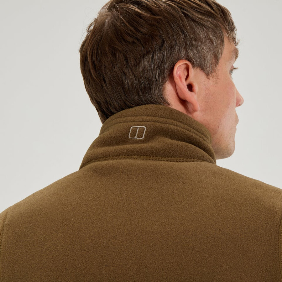 gli uomini del prisma interattiva polartec fleece gilet - marrone berghaus