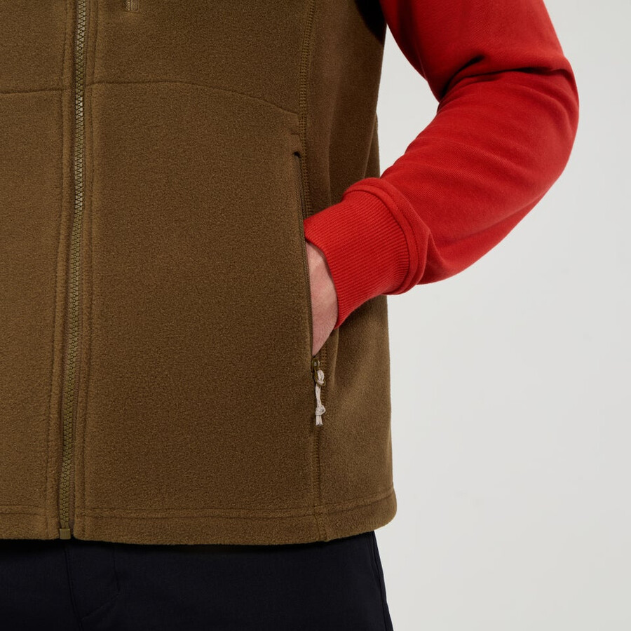 gli uomini del prisma interattiva polartec fleece gilet - marrone berghaus
