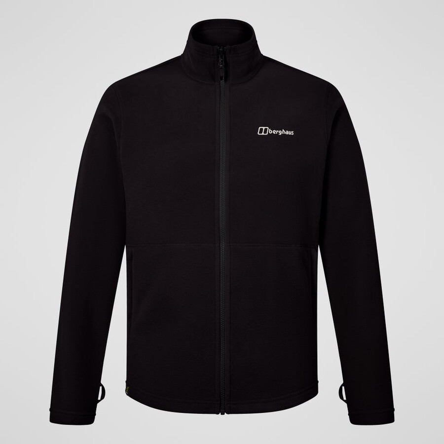 gli uomini del prisma micro interattiva polartec giacca in pile - nero berghaus