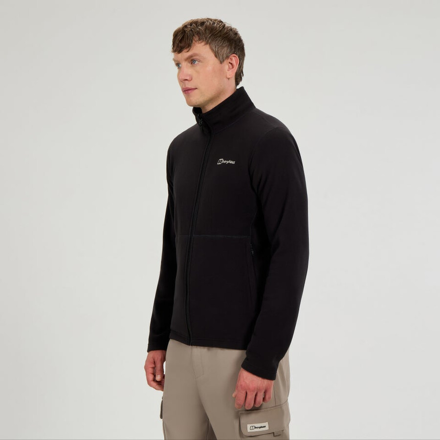 gli uomini del prisma micro interattiva polartec giacca in pile - nero berghaus