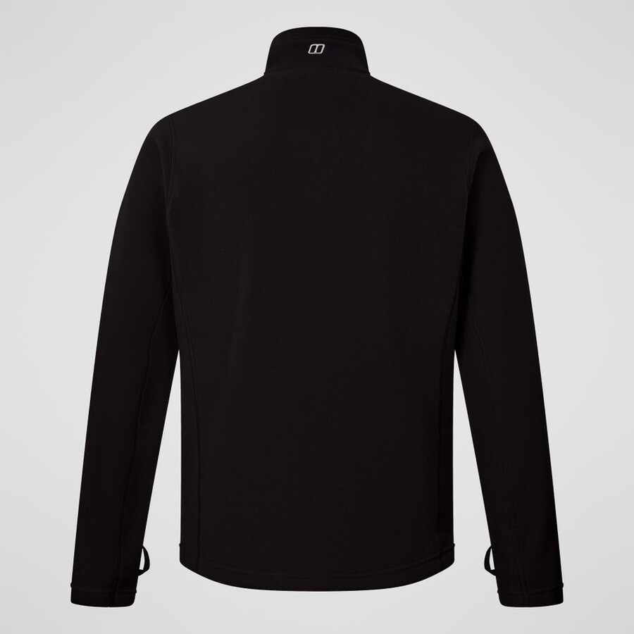 gli uomini del prisma micro interattiva polartec giacca in pile - nero berghaus