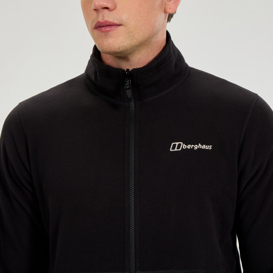 gli uomini del prisma micro interattiva polartec giacca in pile - nero berghaus