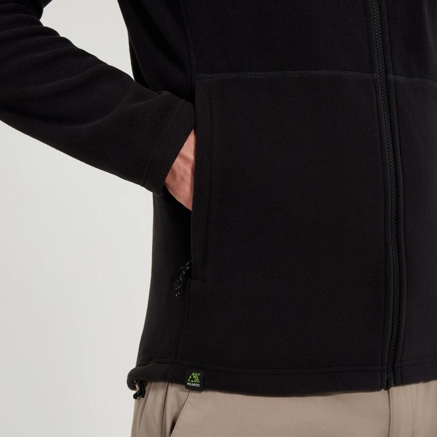 gli uomini del prisma micro interattiva polartec giacca in pile - nero berghaus