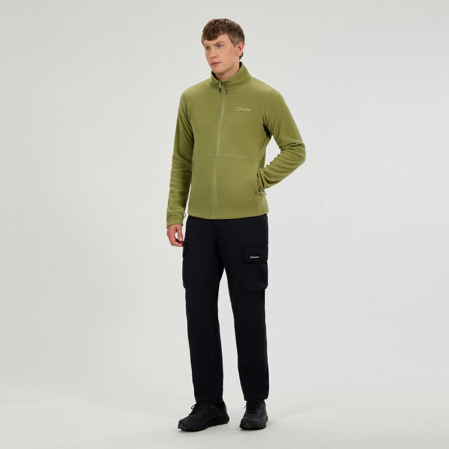 gli uomini del prisma interactive micro pile polartec giacca - verde berghaus