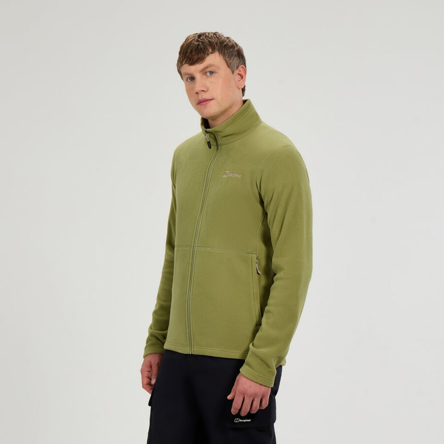 gli uomini del prisma interactive micro pile polartec giacca - verde berghaus